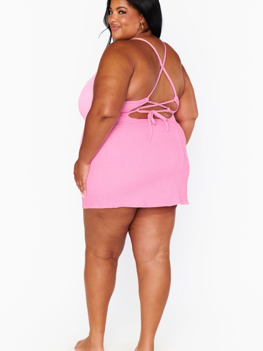 Mary Mini Skirt ~ Bubblegum Scrunch