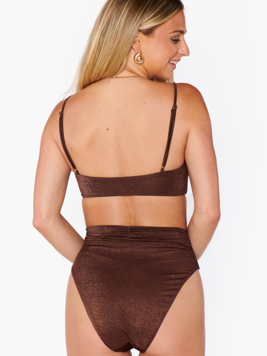 Ibiza Top ~ Cinnamon Shimmer with Starfish