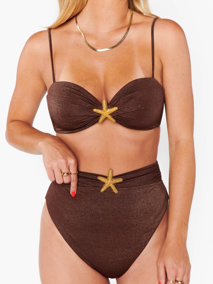 Beirut Bottom ~ Cinnamon Shimmer with Starfish