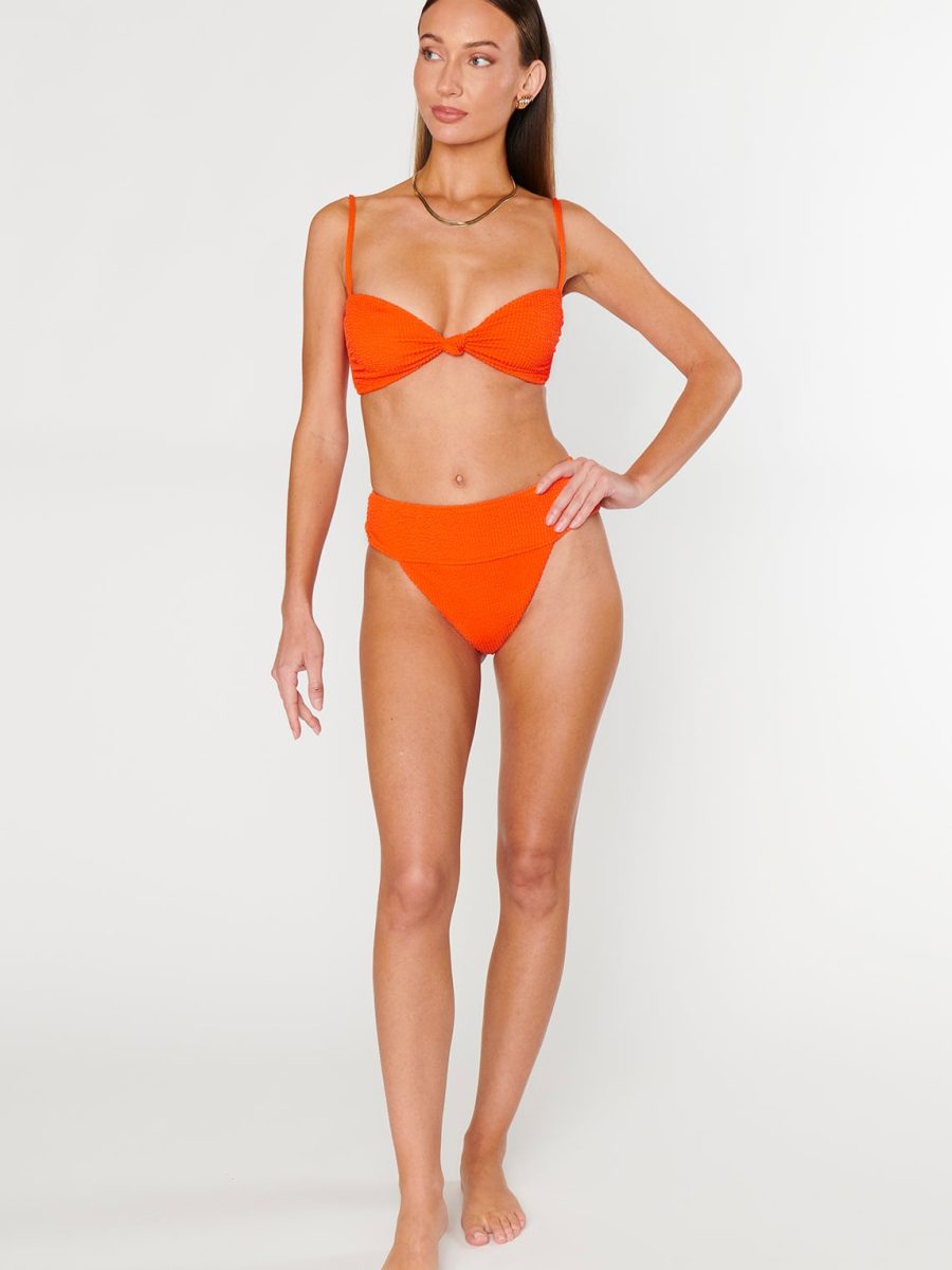Keys Top ~ Blood Orange Scrunch