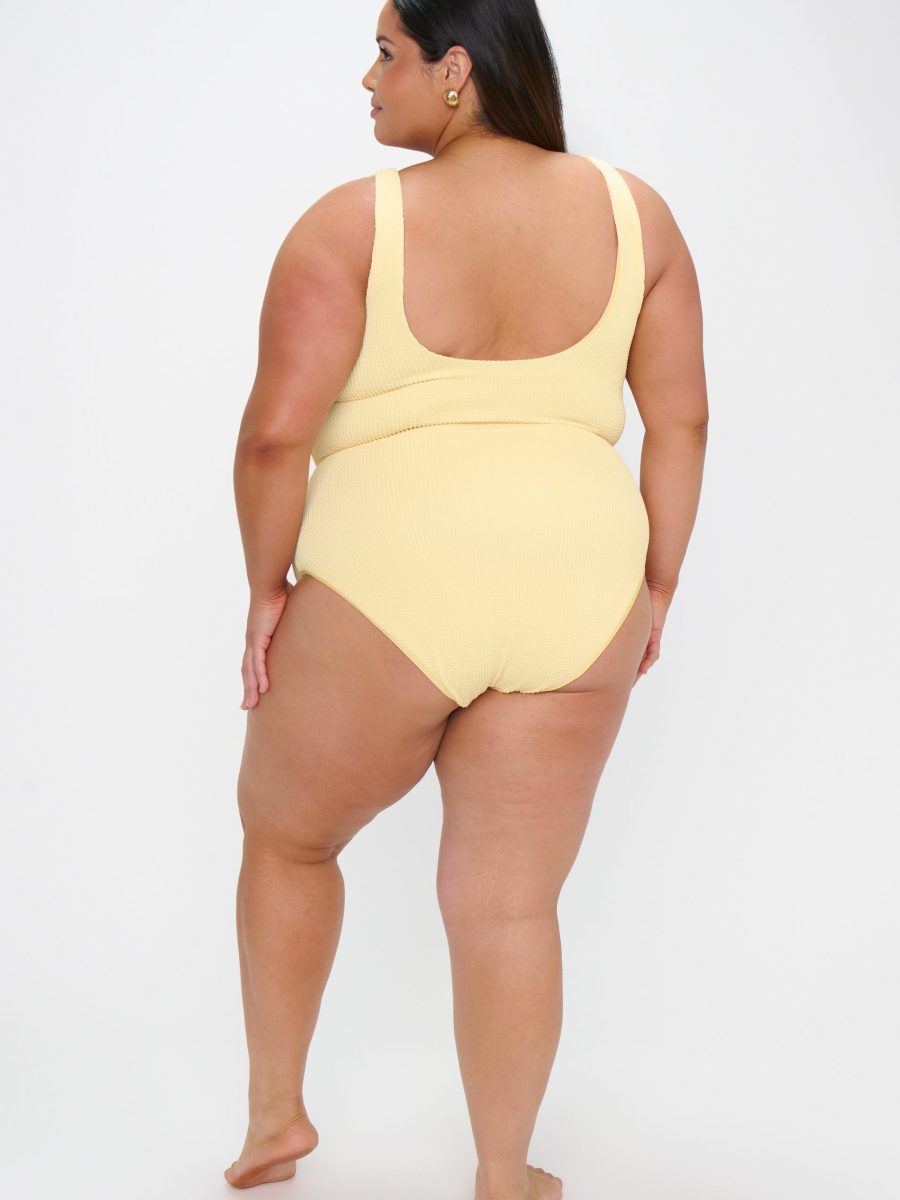 The Scrunch One Piece ~ Butter Yellow Scrunch
