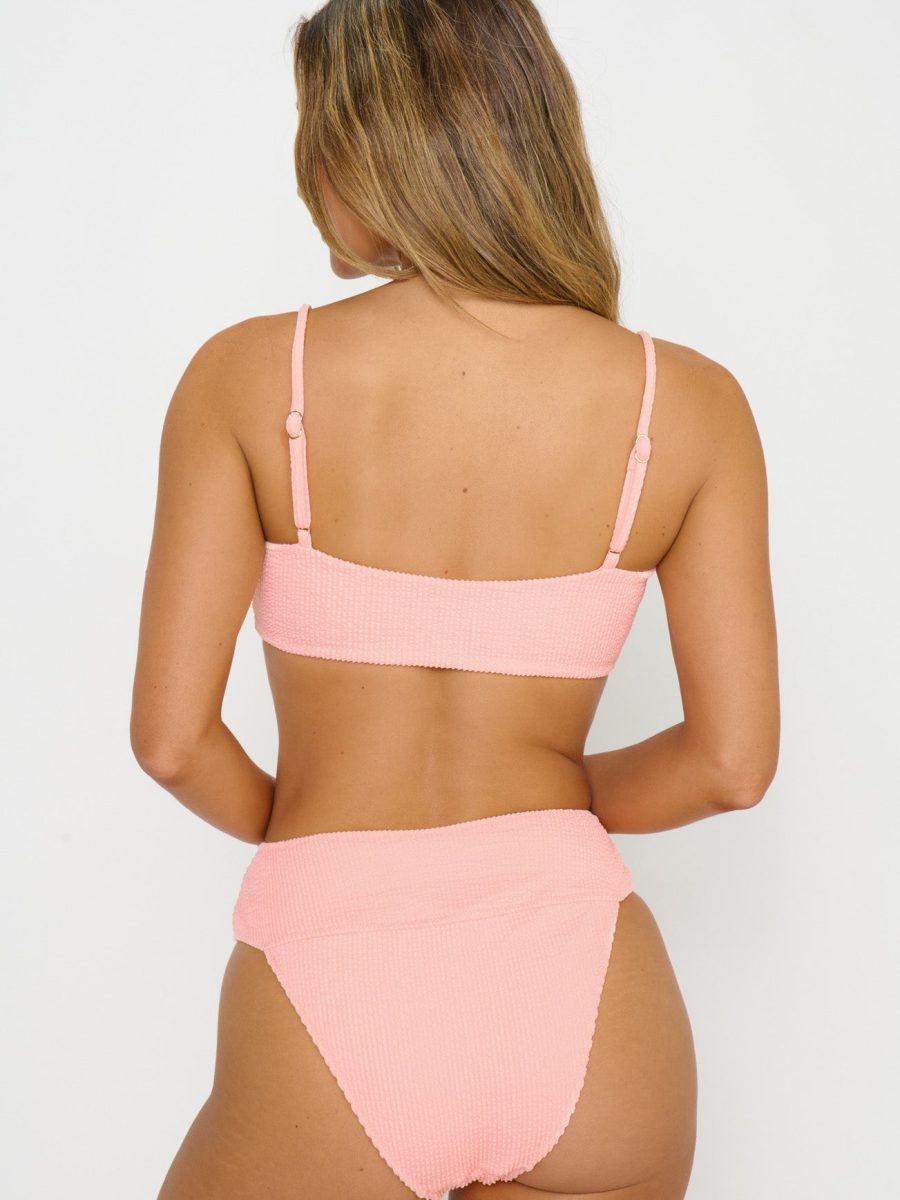 Destin Top ~ Peach Sherbet Scrunch