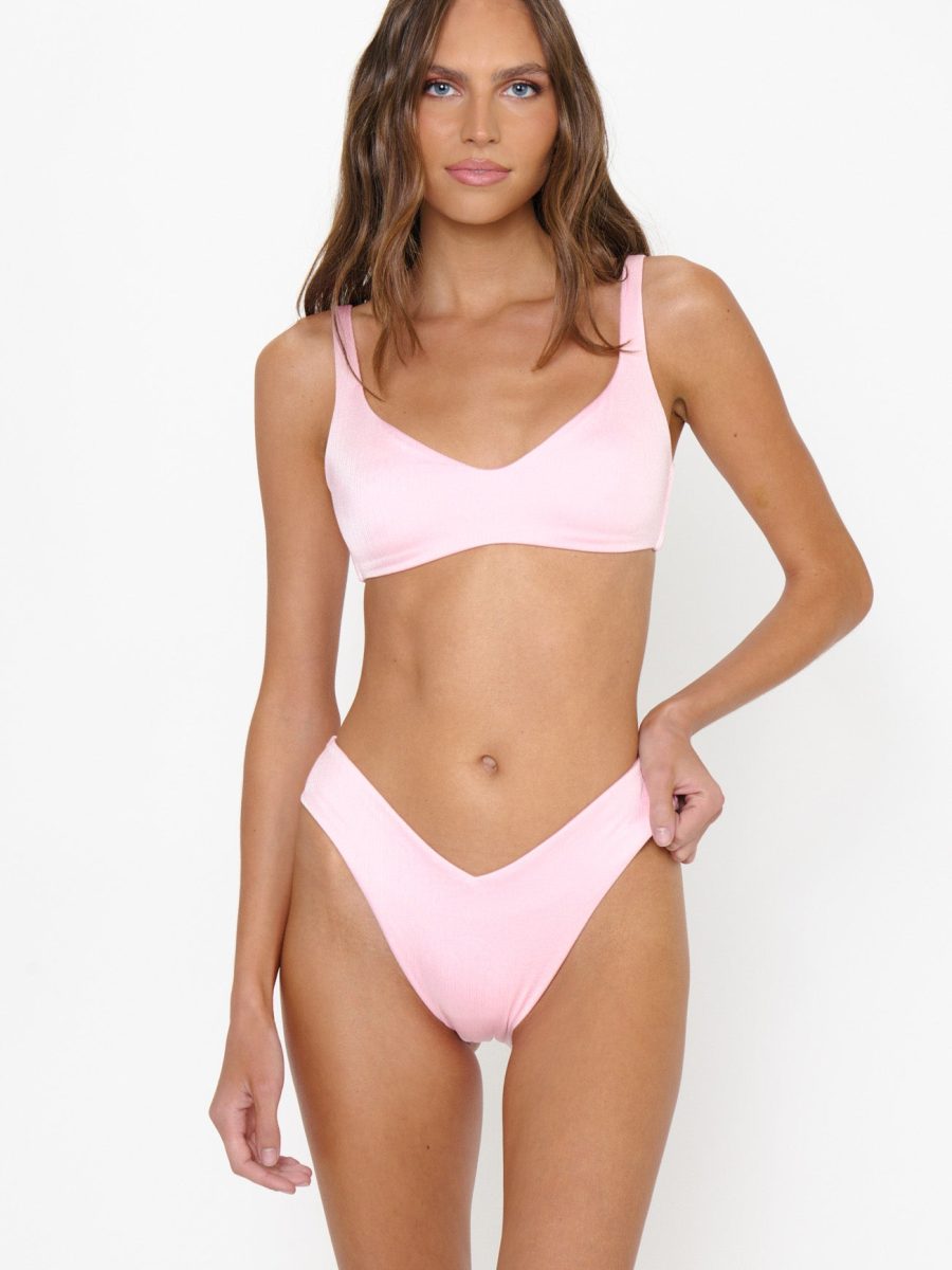 Sanibel Top ~ Powder Pink