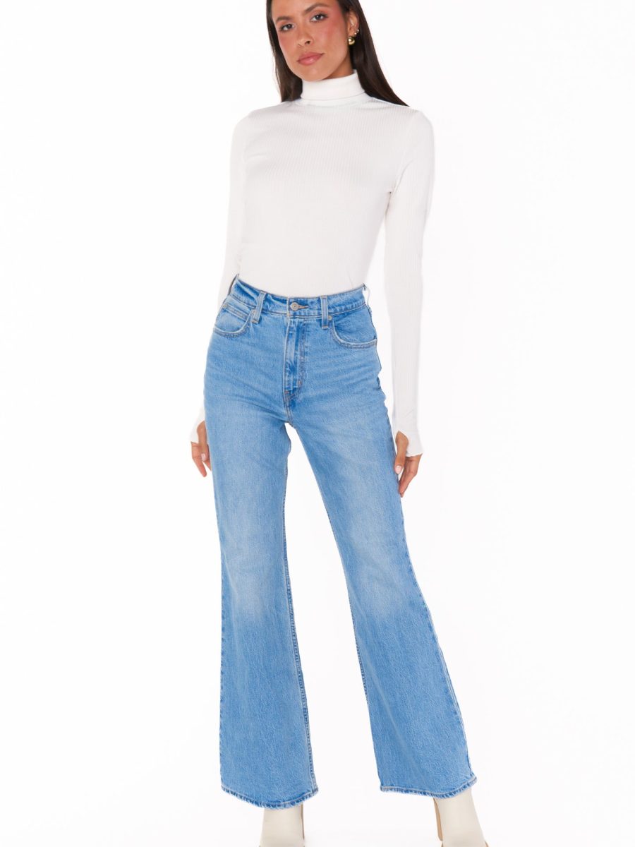 Layer Up Top ~ White Rib Knit