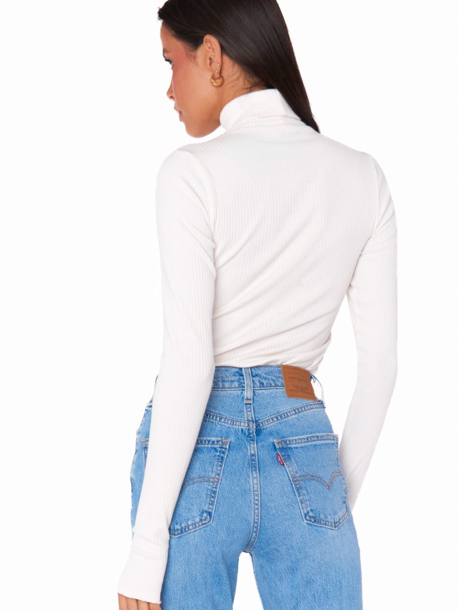 Layer Up Top ~ White Rib Knit