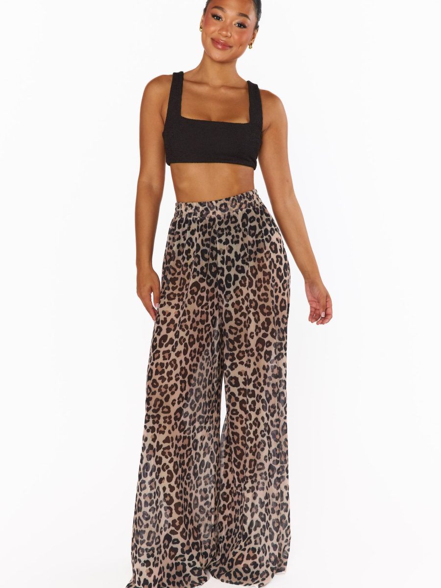 Jet Setter Pants ~ Cheetah Mesh
