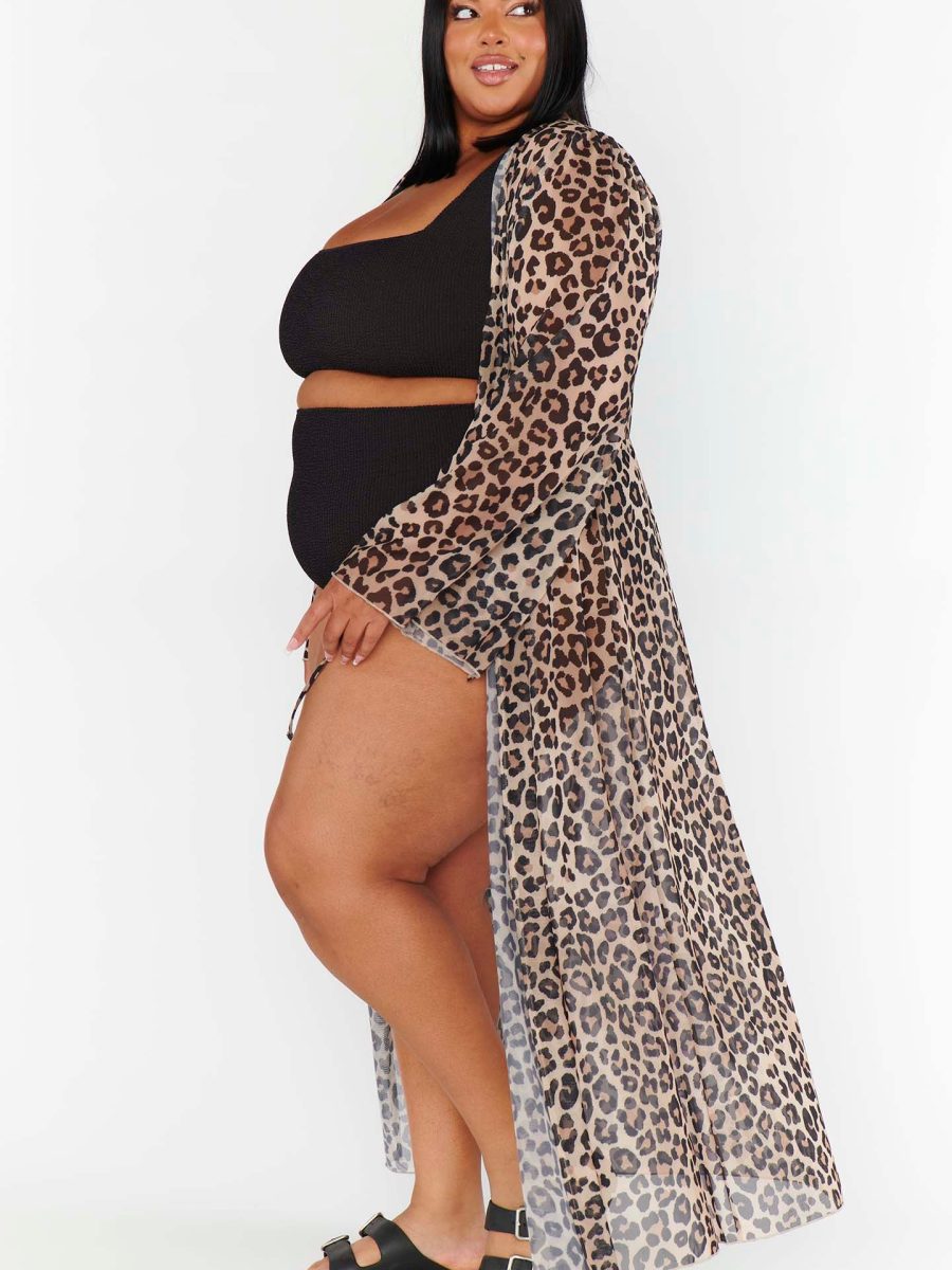 Jet Setter Robe ~ Cheetah Mesh