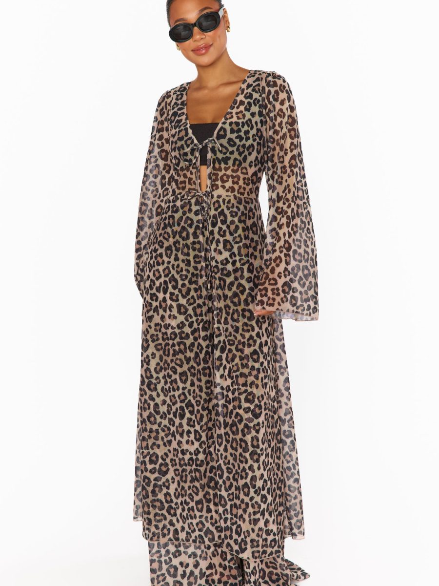 Jet Setter Robe ~ Cheetah Mesh