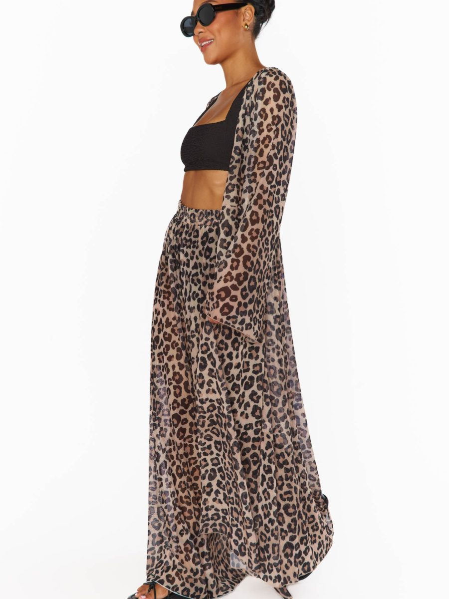 Jet Setter Robe ~ Cheetah Mesh