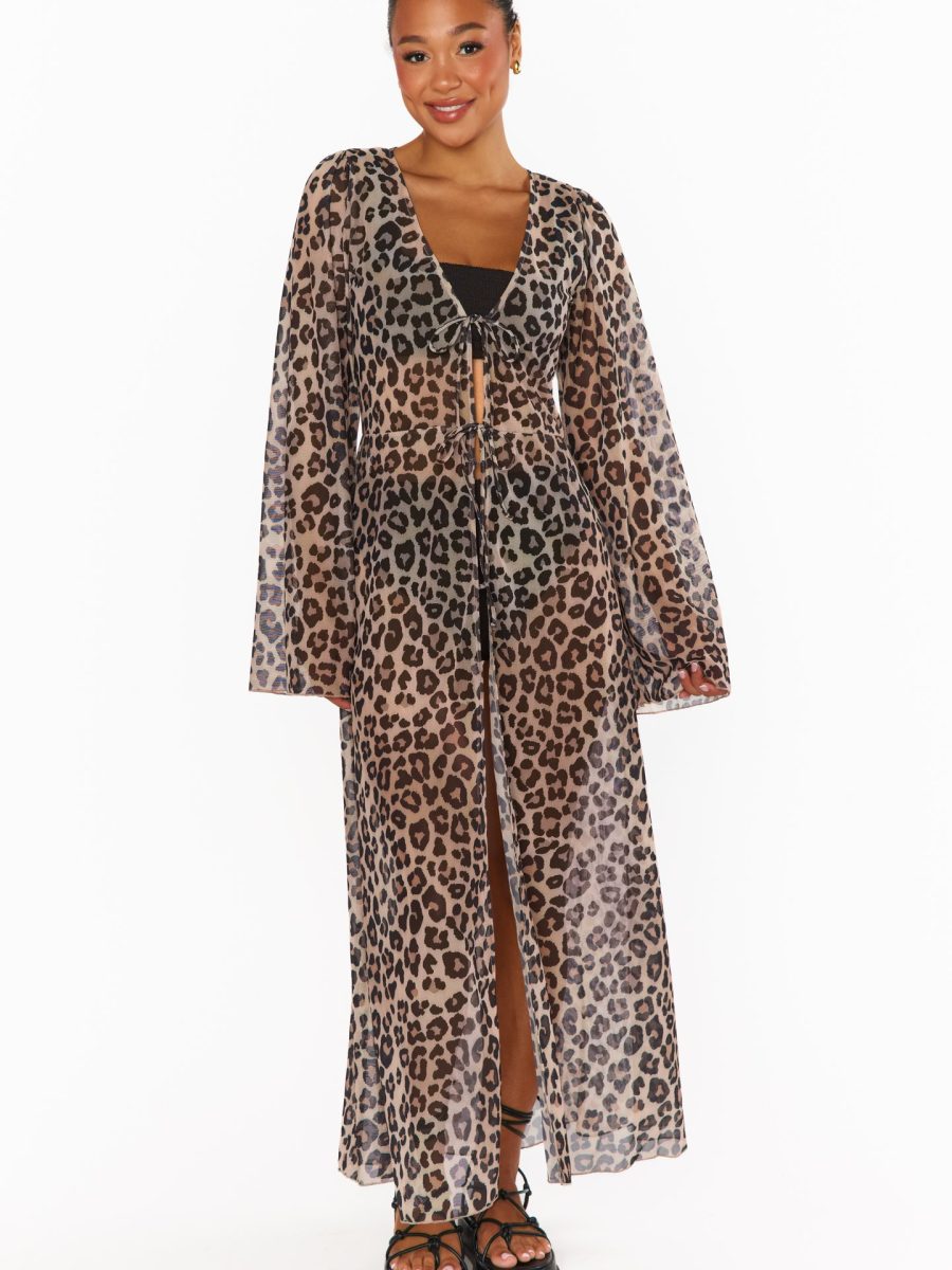 Jet Setter Robe ~ Cheetah Mesh