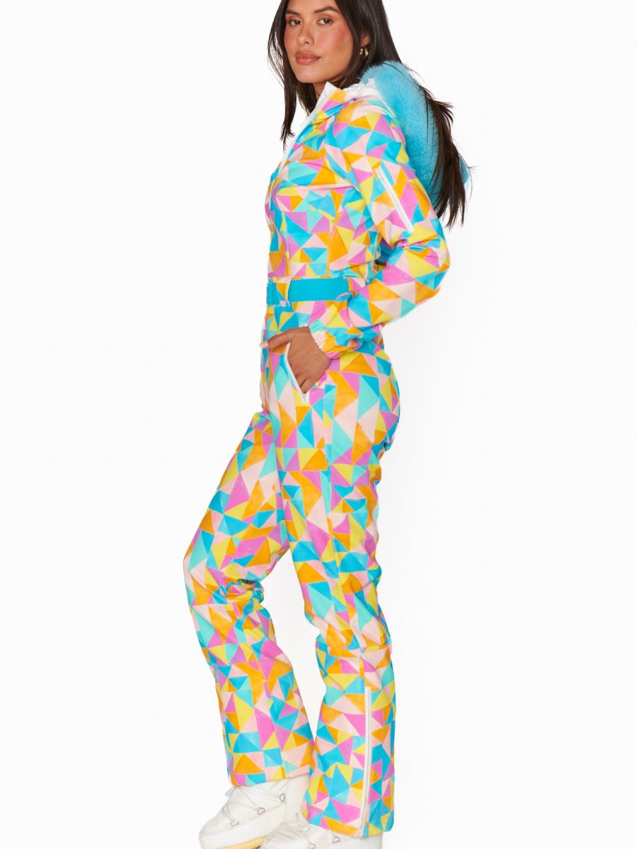 Snow Bunny Ski Suit ~ Triangle Geo
