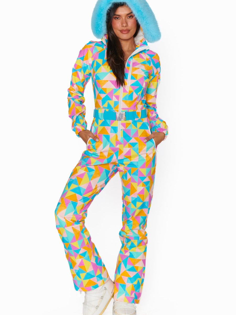 Snow Bunny Ski Suit ~ Triangle Geo