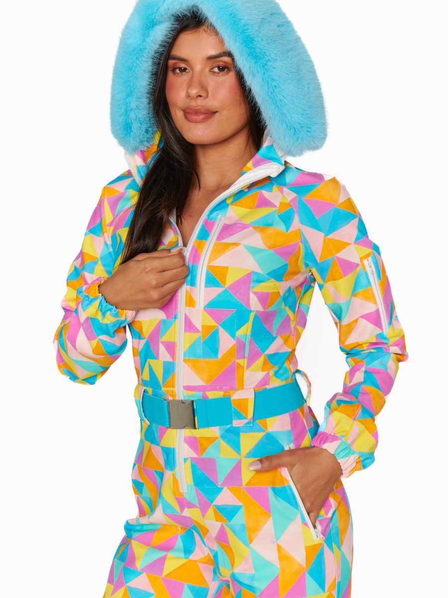 Snow Bunny Ski Suit ~ Triangle Geo