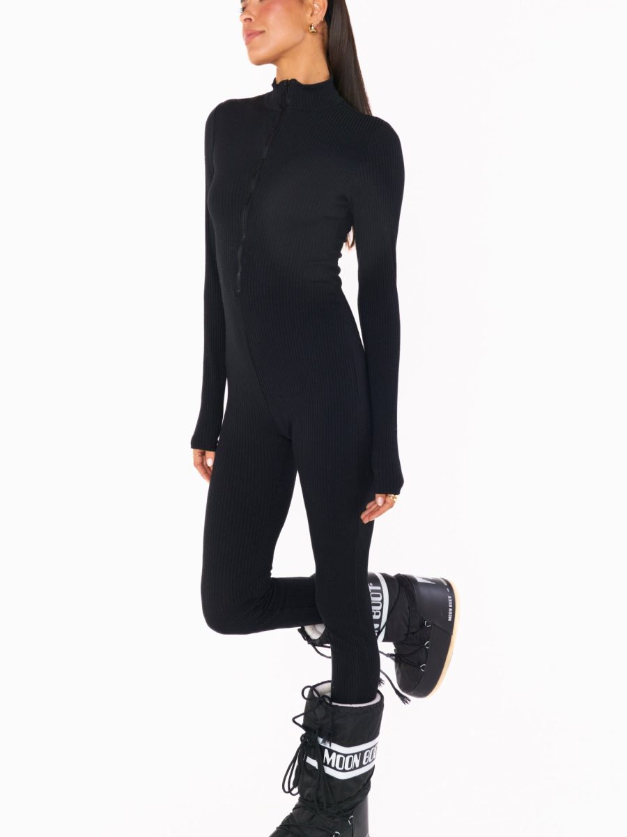 Lodge Onesie ~ Winter Rib Black