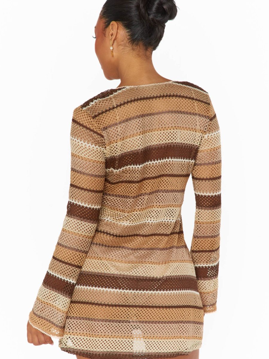 Vacay Mini Coverup ~ Neutral Crochet