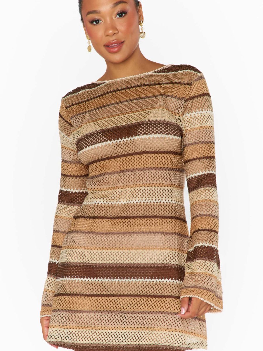 Vacay Mini Coverup ~ Neutral Crochet
