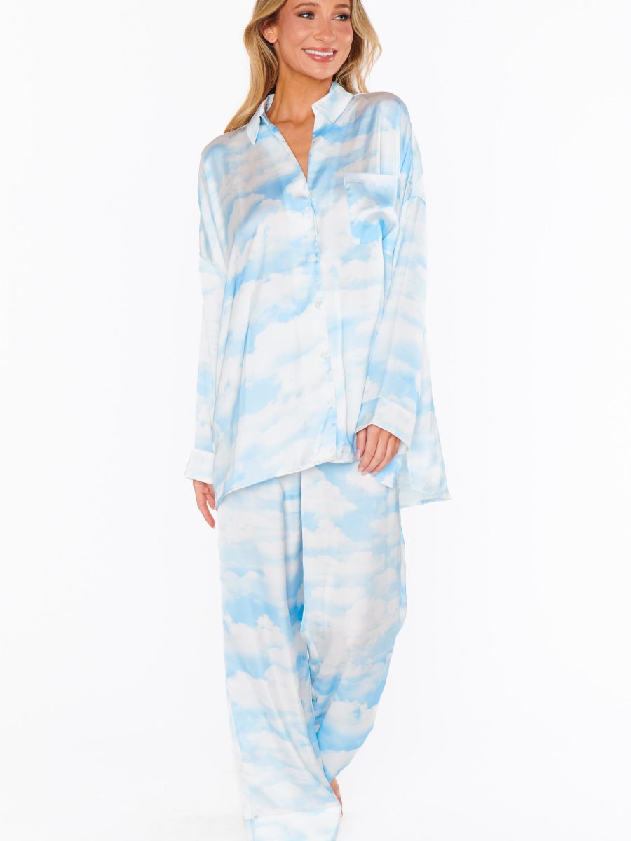 Overslept PJ Set ~ Dream Cloud Silky