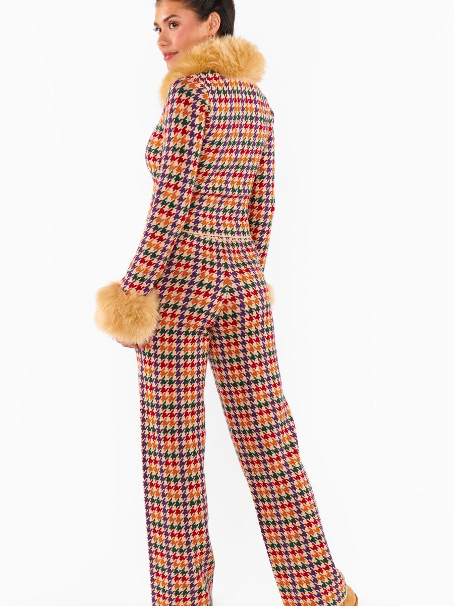 Zermatt Sweater Pant ~ Valley Houndstooth Knit