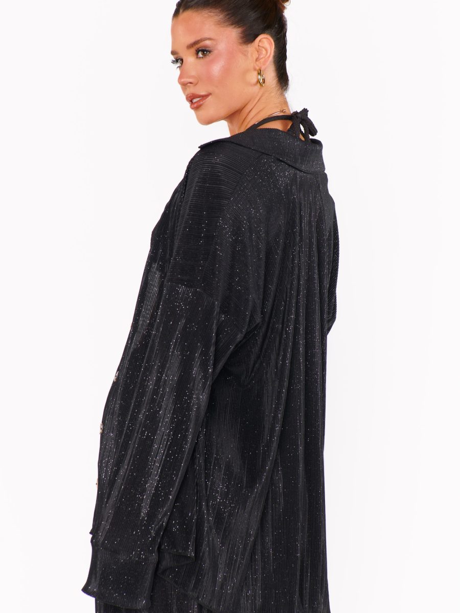 Everywhere Top ~ Black Pleat