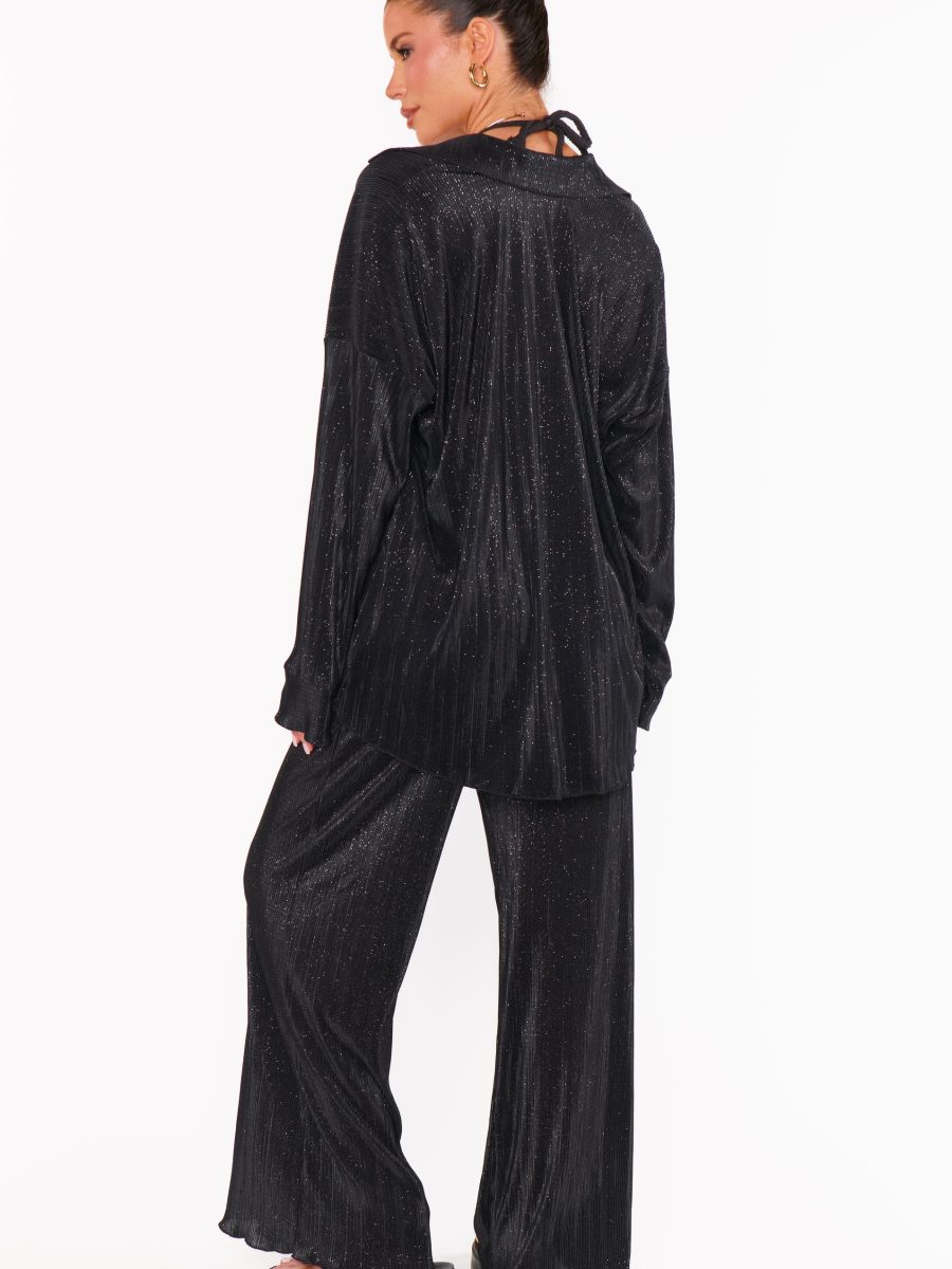Everywhere Pants ~ Black Pleat