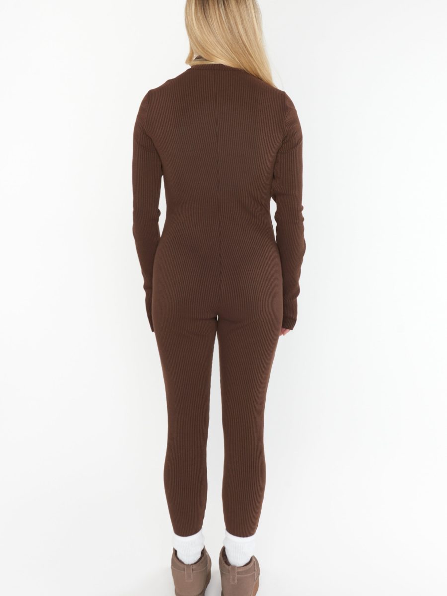 Lodge Onesie ~ Winter Rib Chocolate