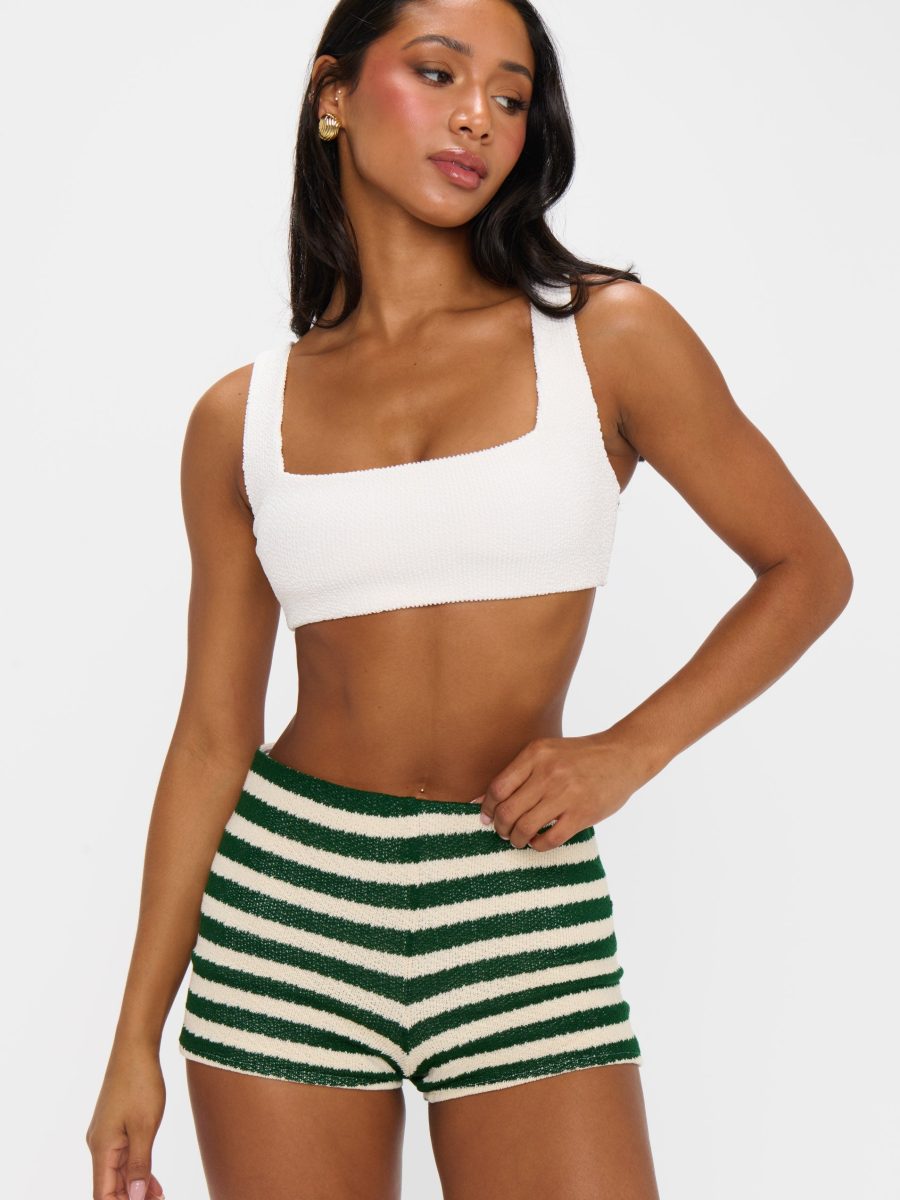 Ziggy Shorts ~ Lucky Stripe Knit