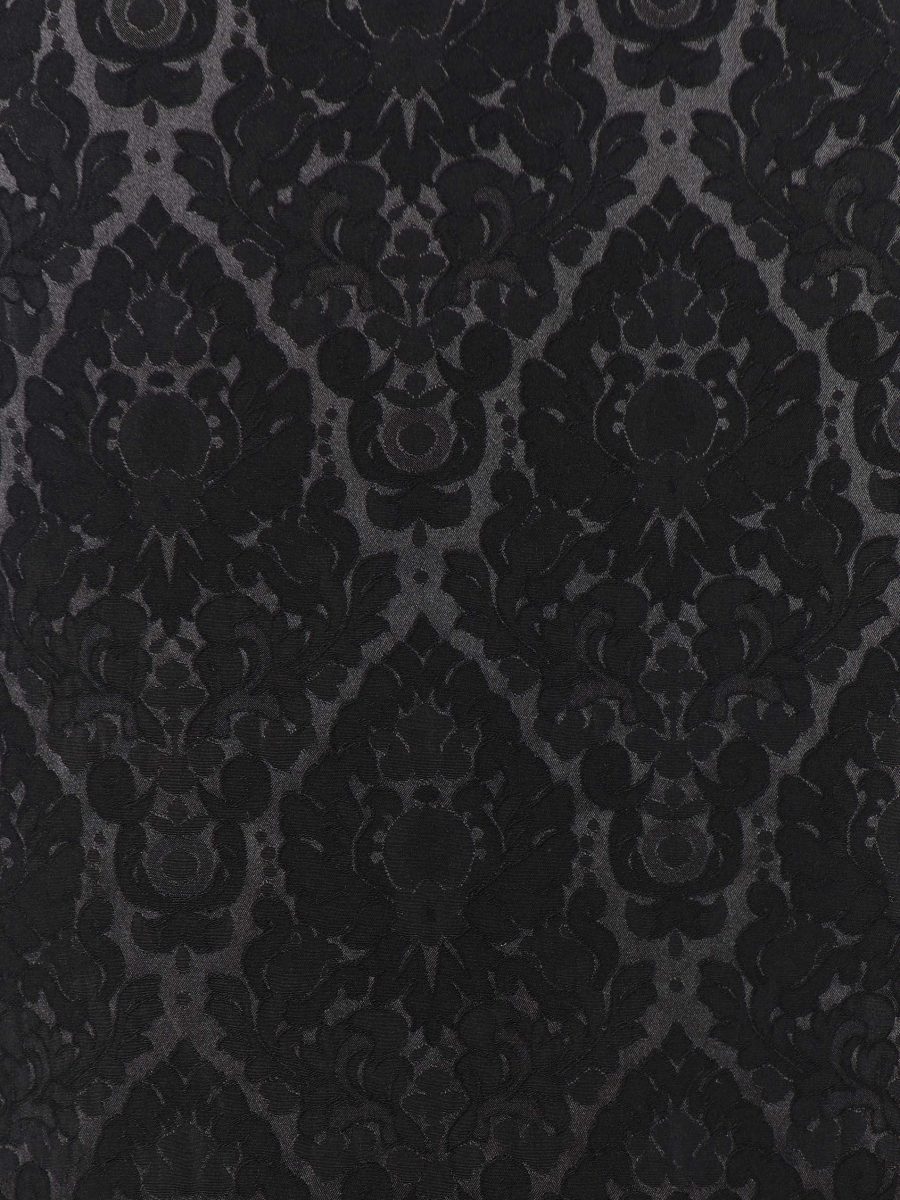 Gina Maxi Dress ~ Black Rhinestone Jacquard