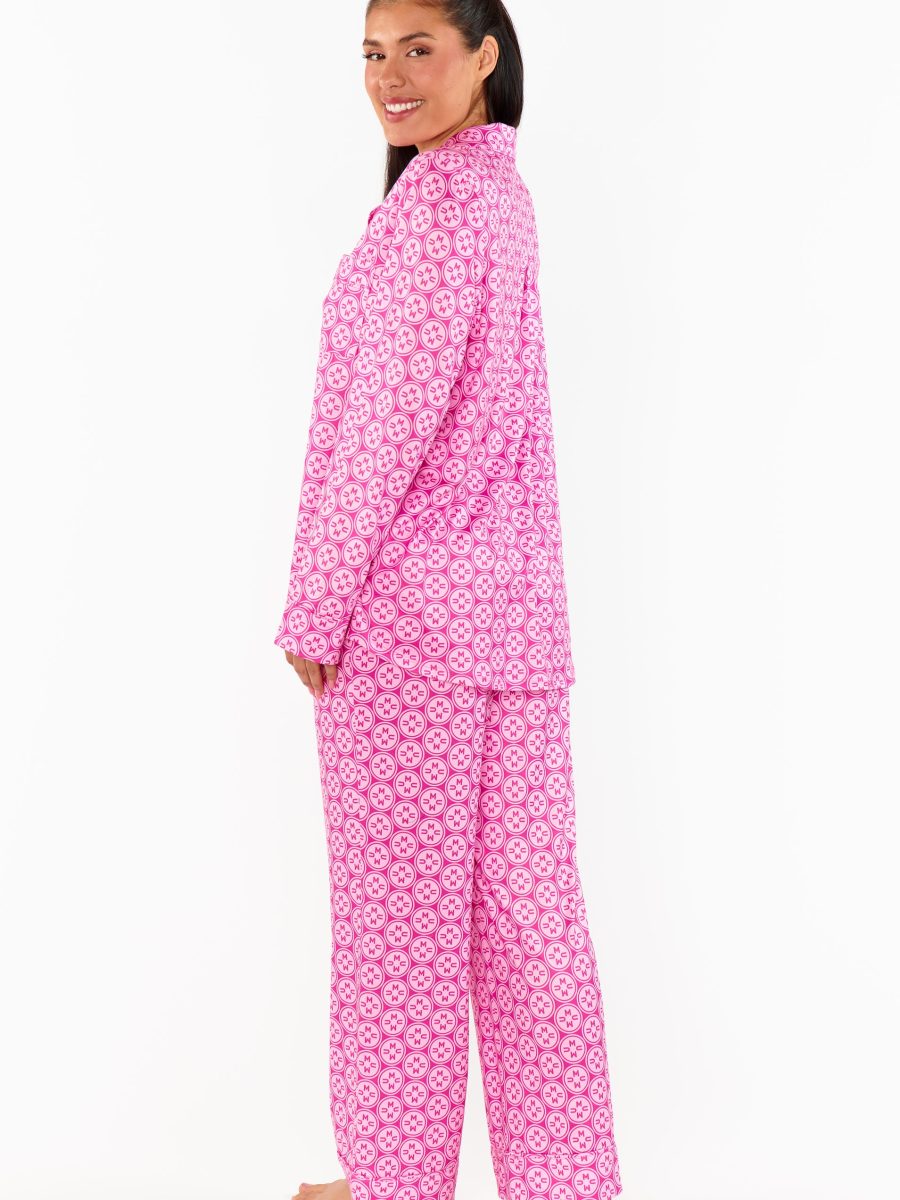 Classic PJ Set ~ Pink Mumu Logo Jersey