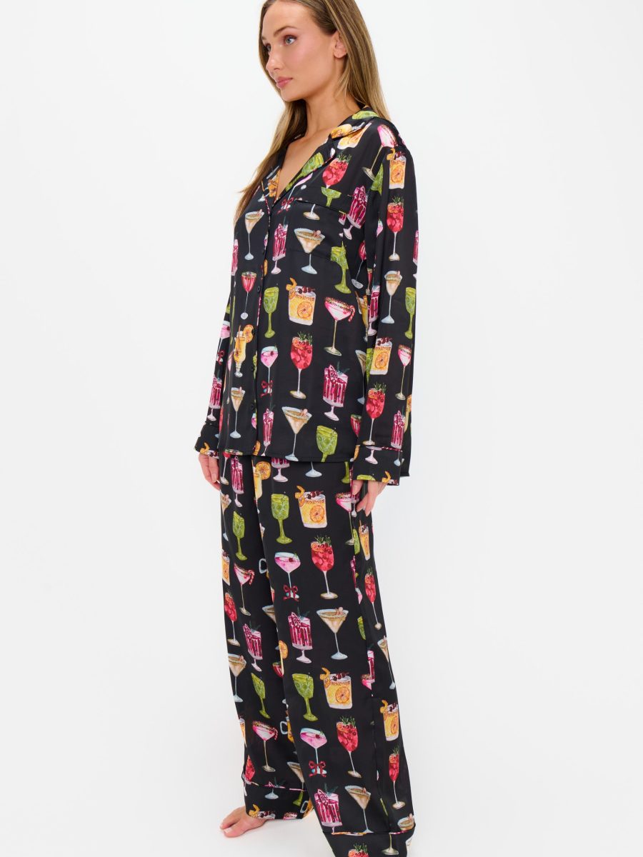 Classic PJ Set ~ Holiday Cocktails Silky