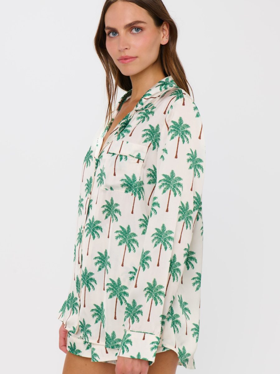 Favorite PJ Set ~ Palm Tree Silky