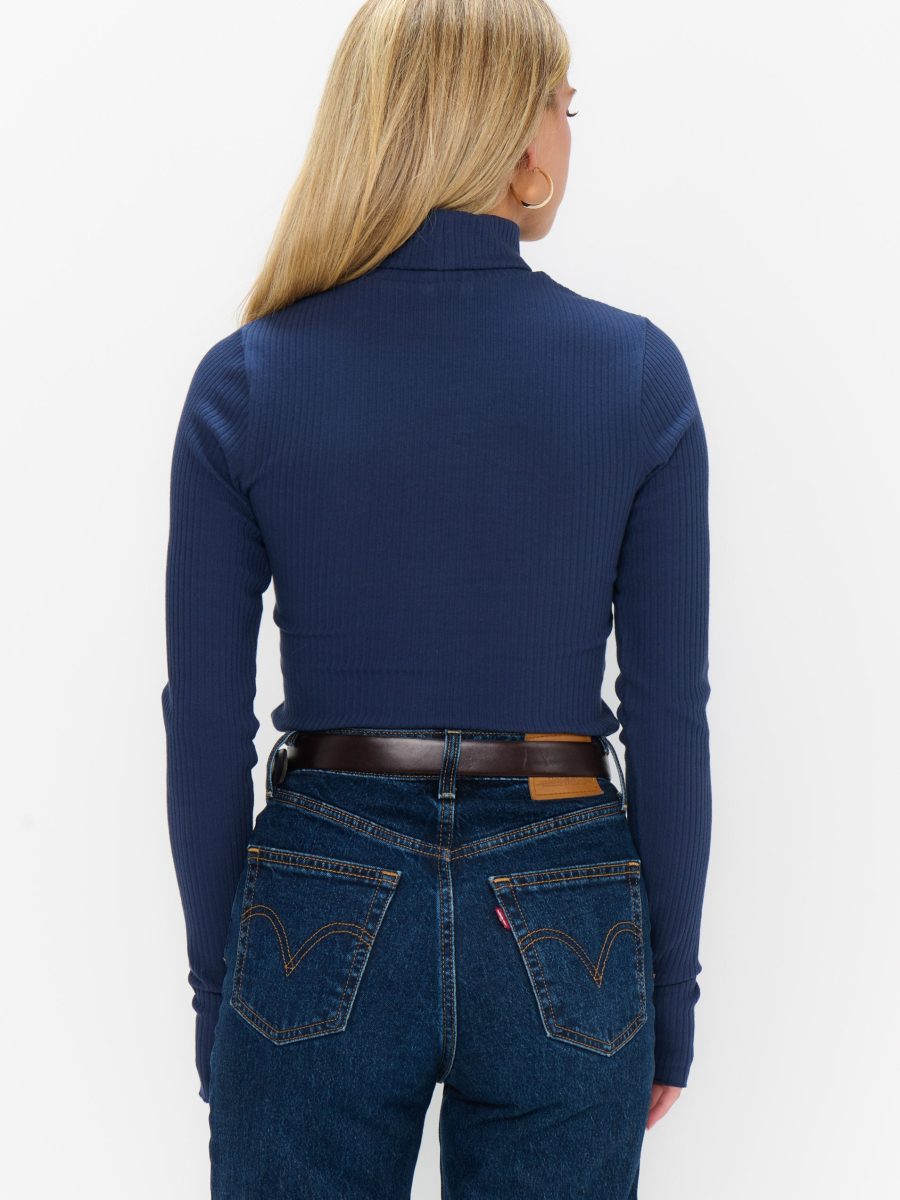 Layer Up Top ~ Navy Rib