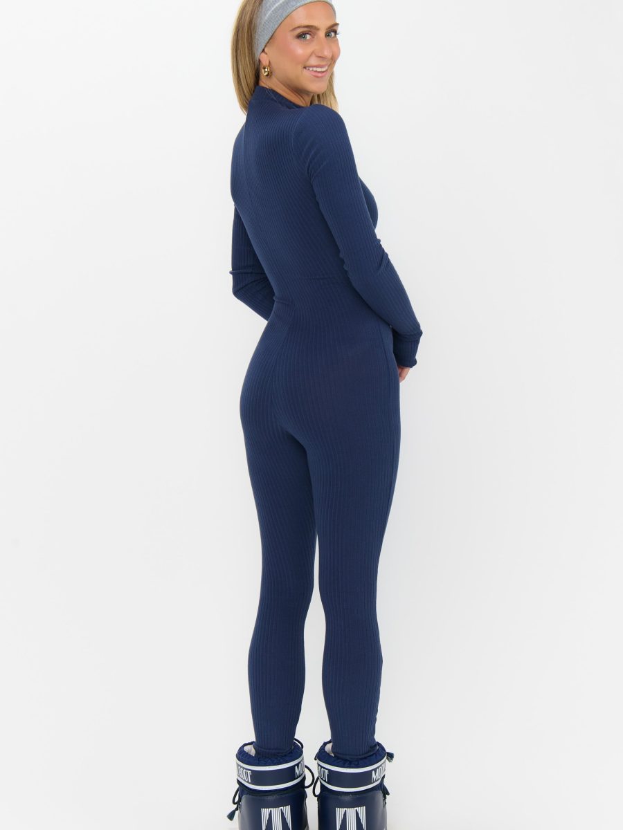 Lodge Onesie ~ Navy Rib