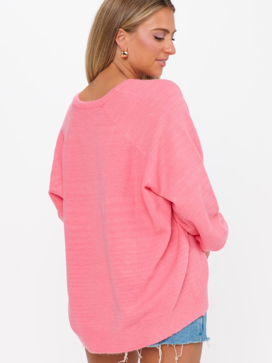 Anything Goes Sweater ~ Coral Knit