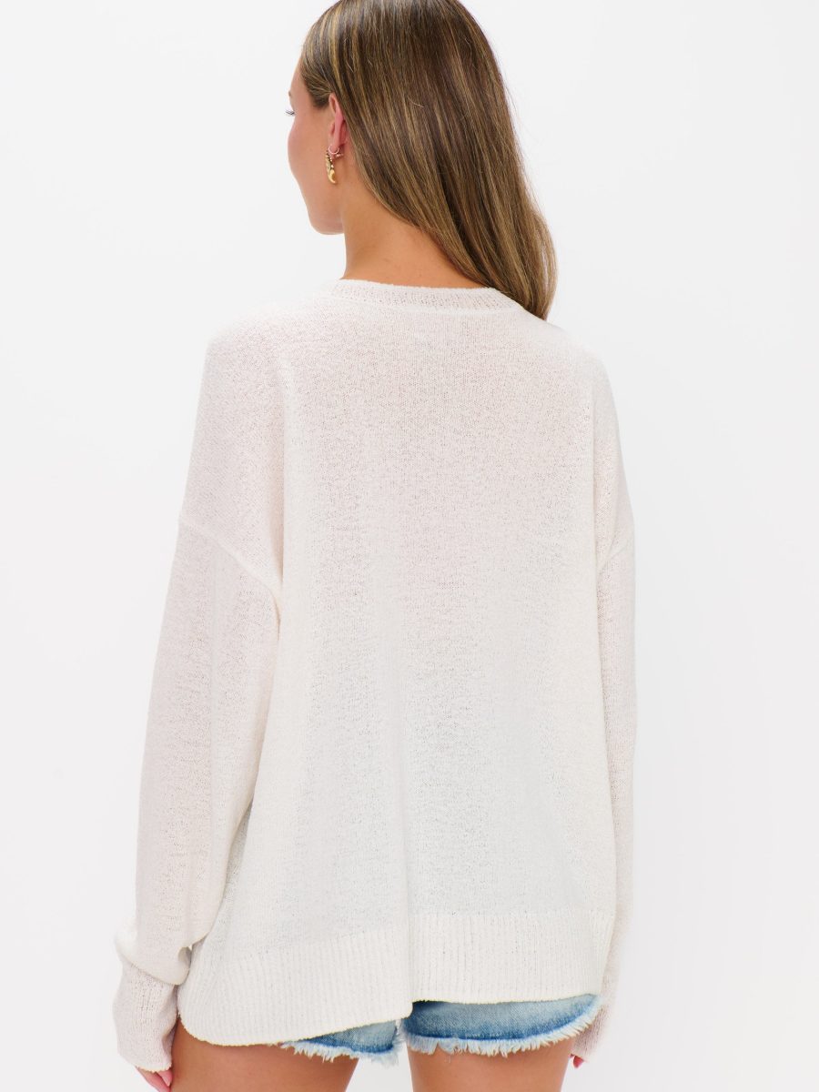 Woodsy Sweater ~ Palm Tree Graphic Knit