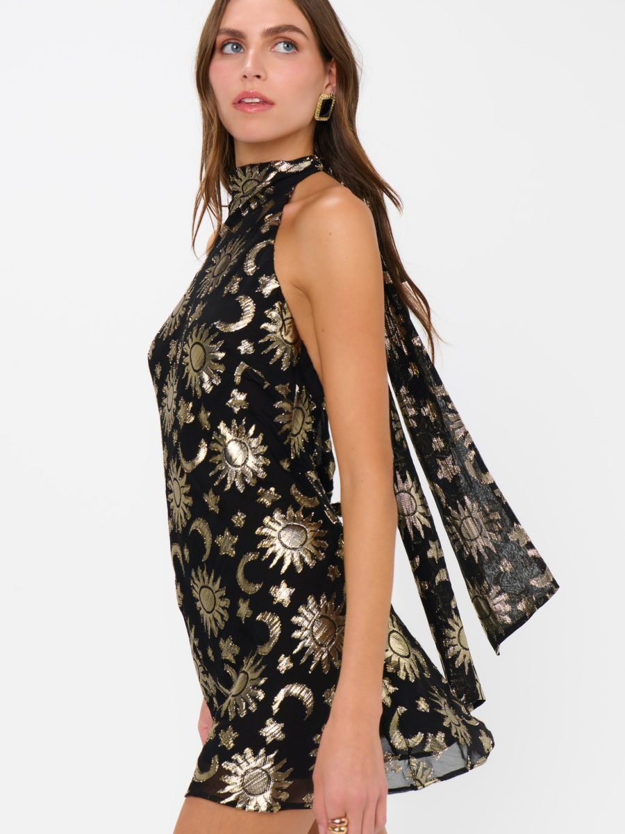 Celestial Shimmer Chiffon