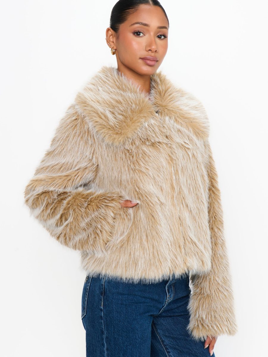 Park City Jacket ~ Cedar Brown Faux Fur
