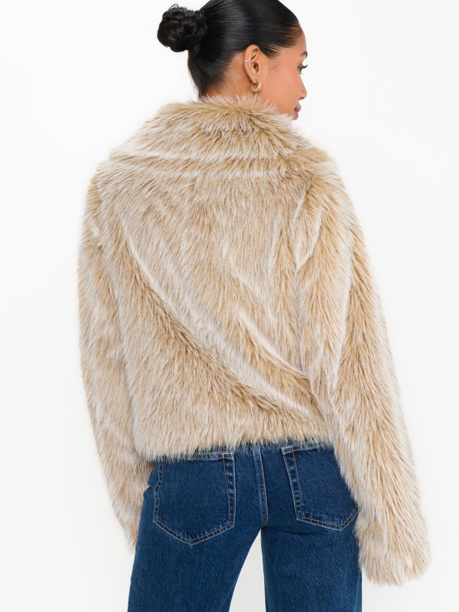 Park City Jacket ~ Cedar Brown Faux Fur