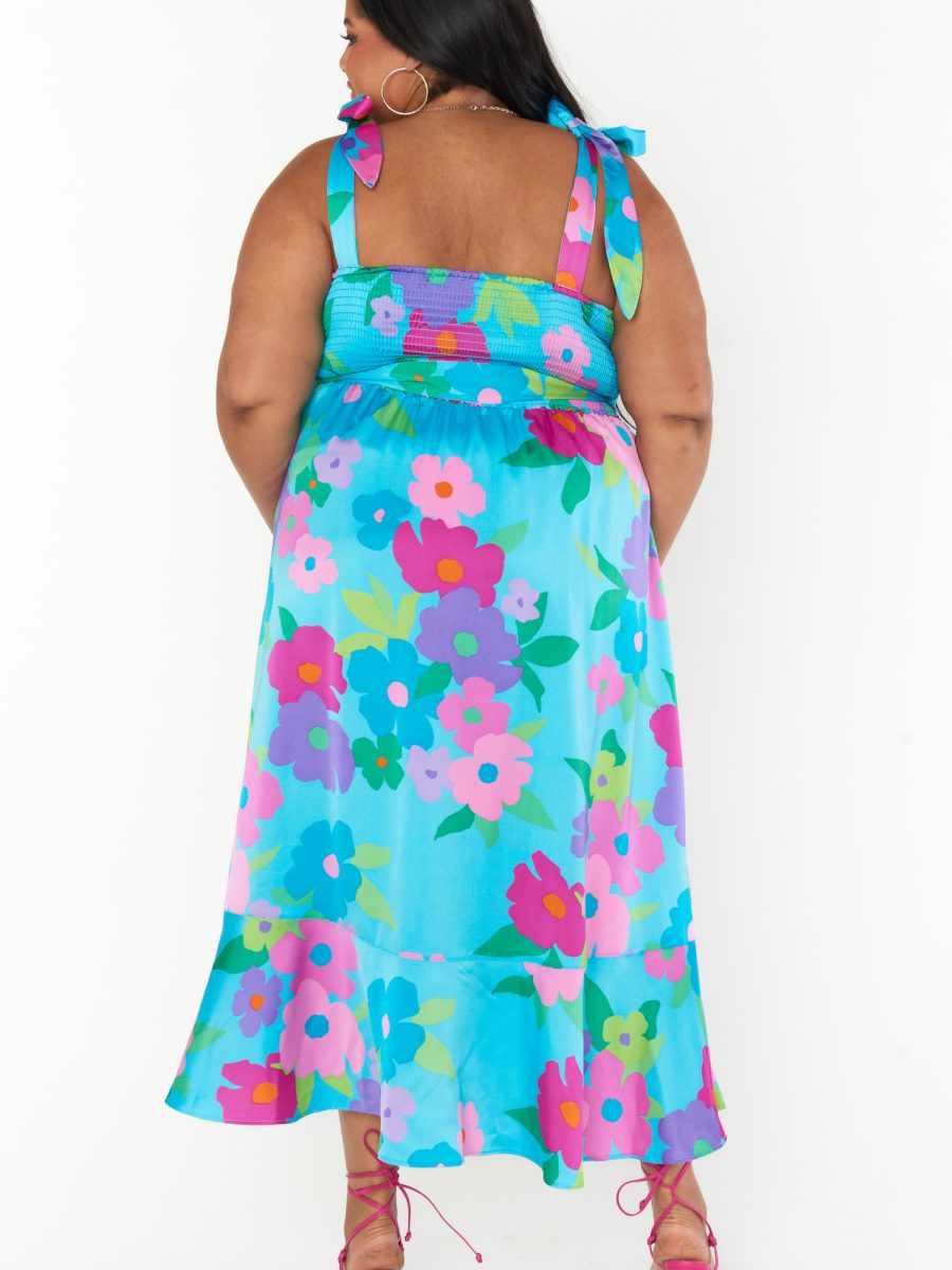 Garden Midi Dress ~ Multi Piccadilly Floral