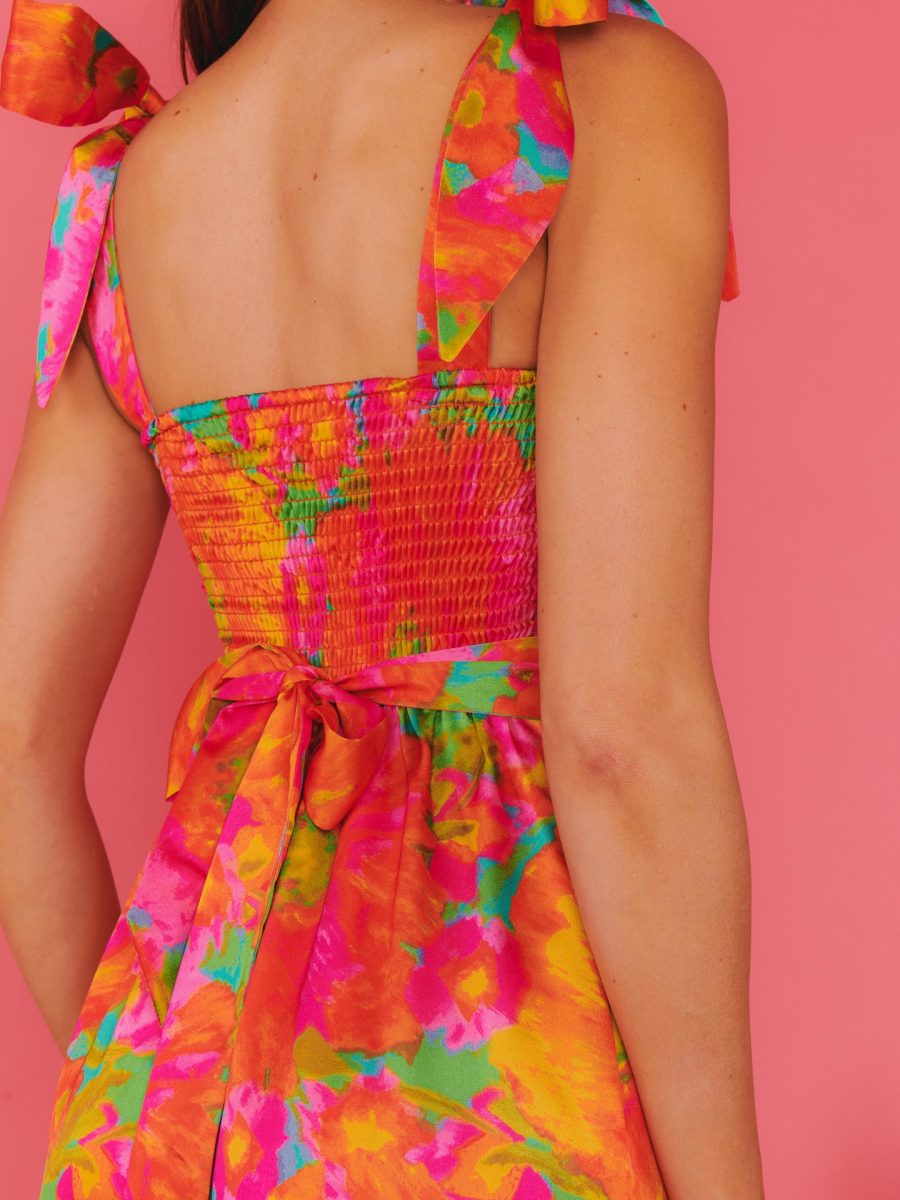 Garden Midi Dress ~ Miss Malibu