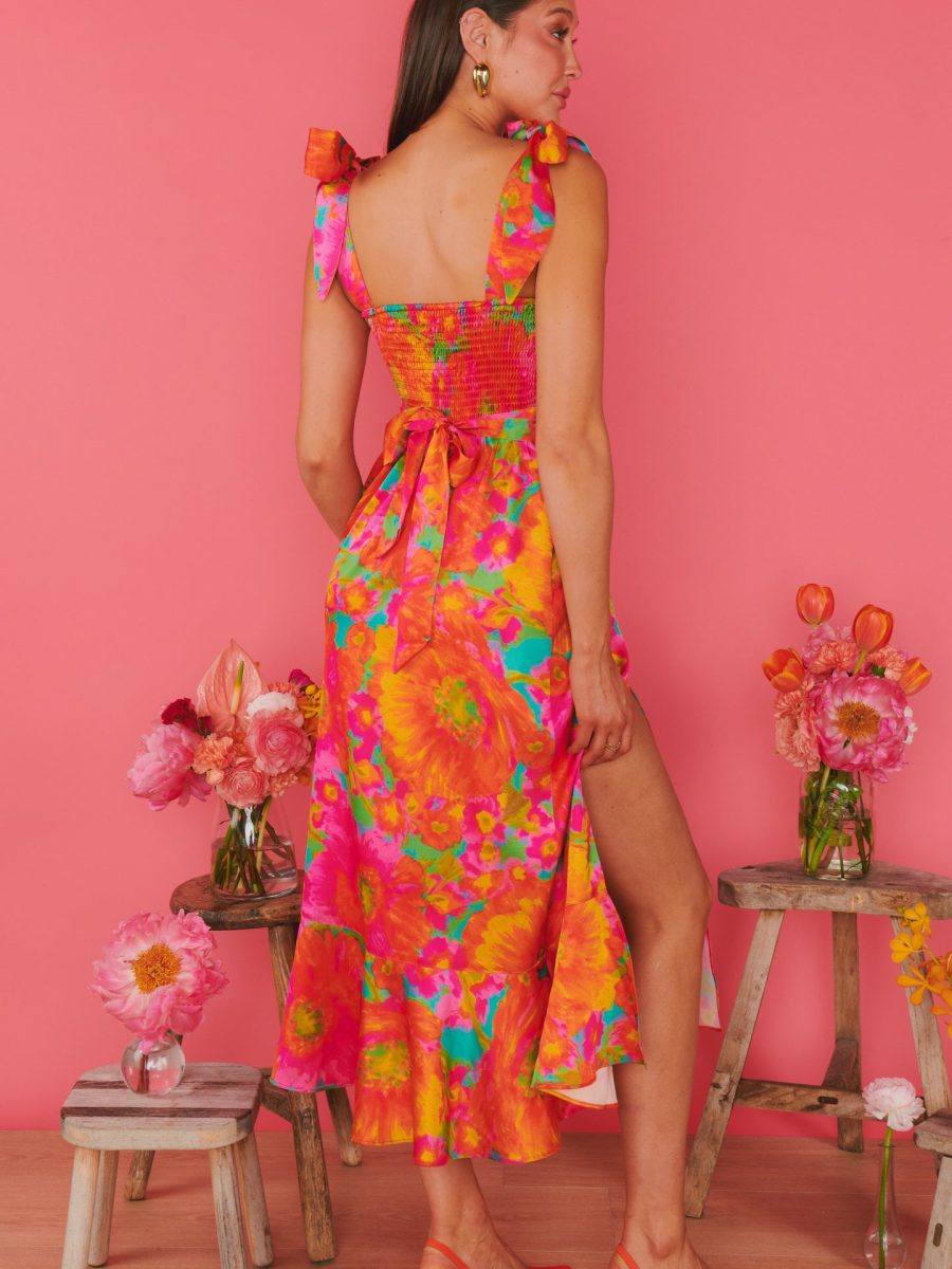Garden Midi Dress ~ Miss Malibu