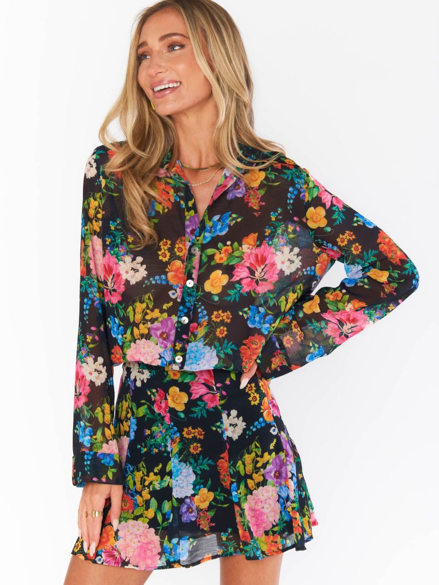 Midnight Botanical Floral
