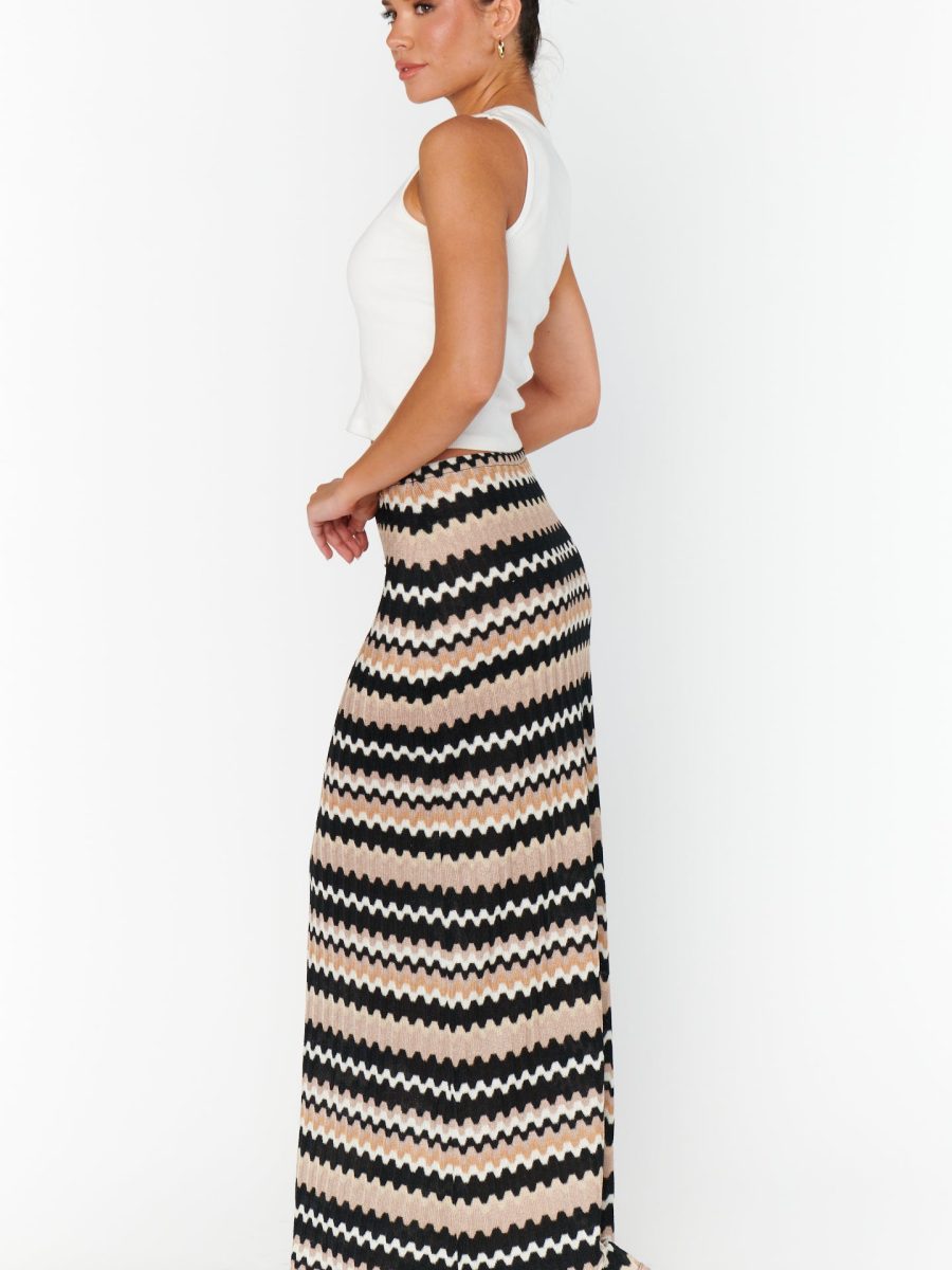 Saturday Skirt ~ Neutral Groovy Knit