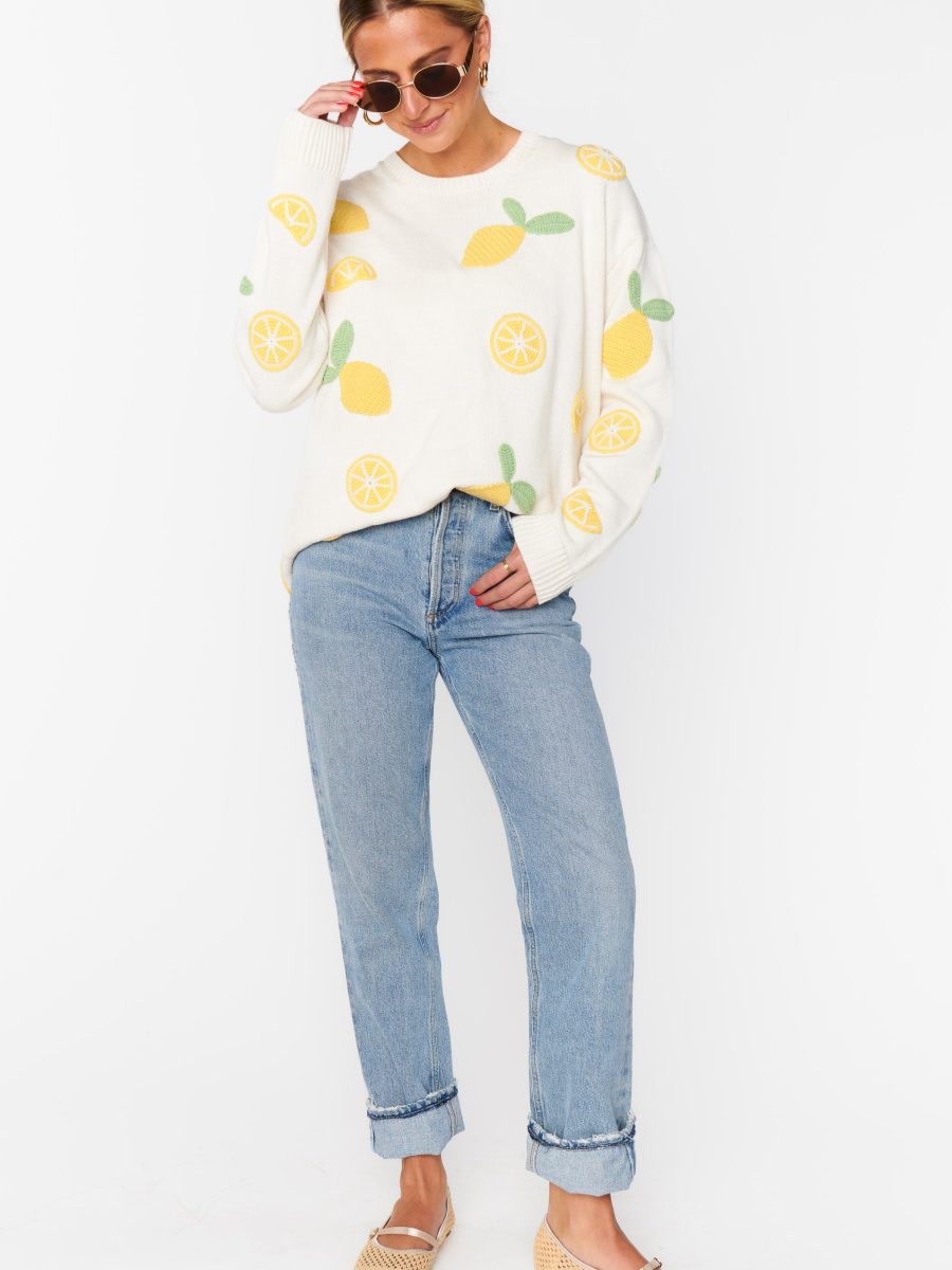 Go To Sweater ~ Lemon Sorbet Knit