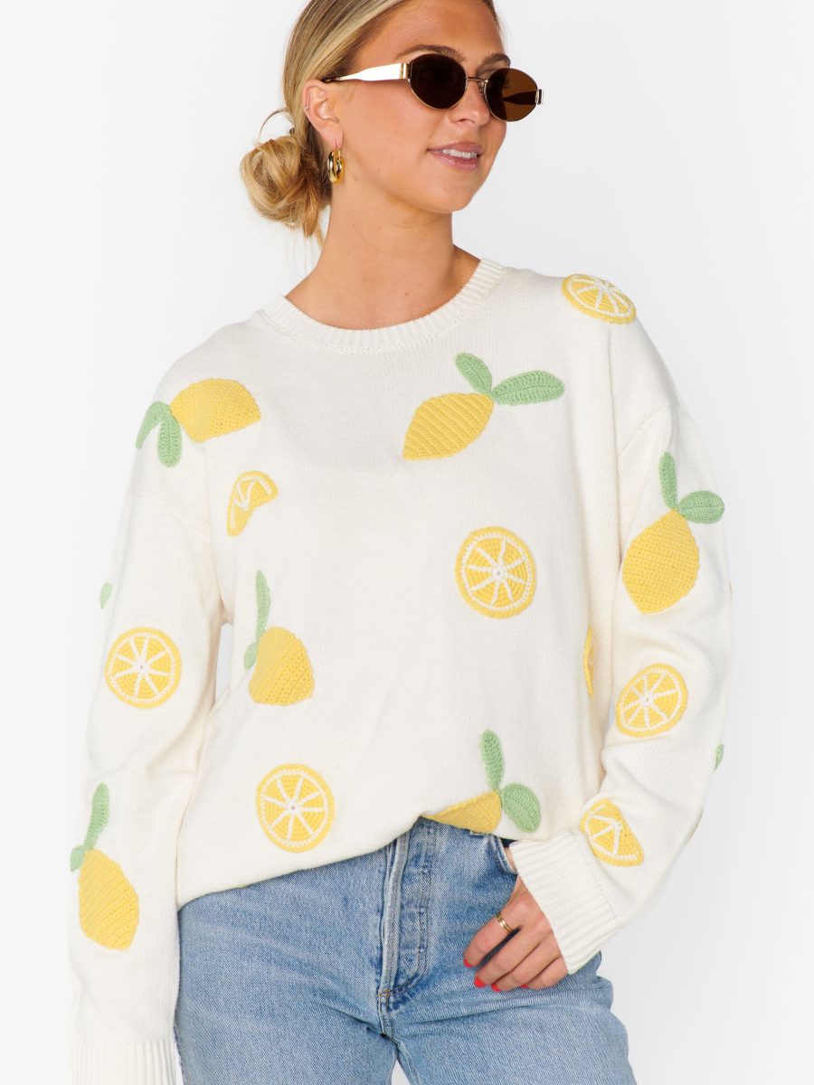 Go To Sweater ~ Lemon Sorbet Knit