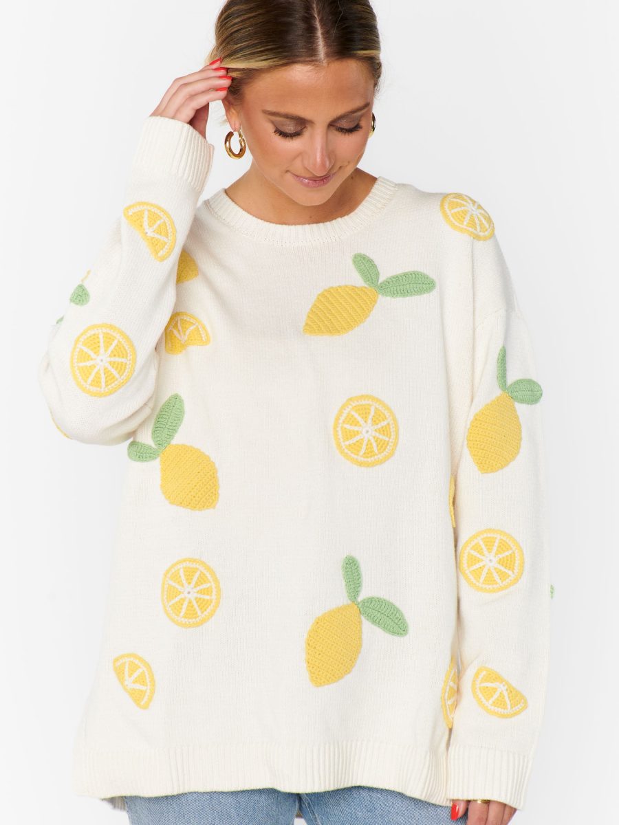 Go To Sweater ~ Lemon Sorbet Knit
