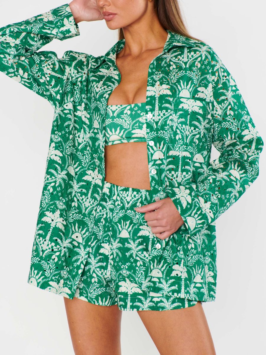 Hendrix Dolphin Shorts ~ Tiki Palms