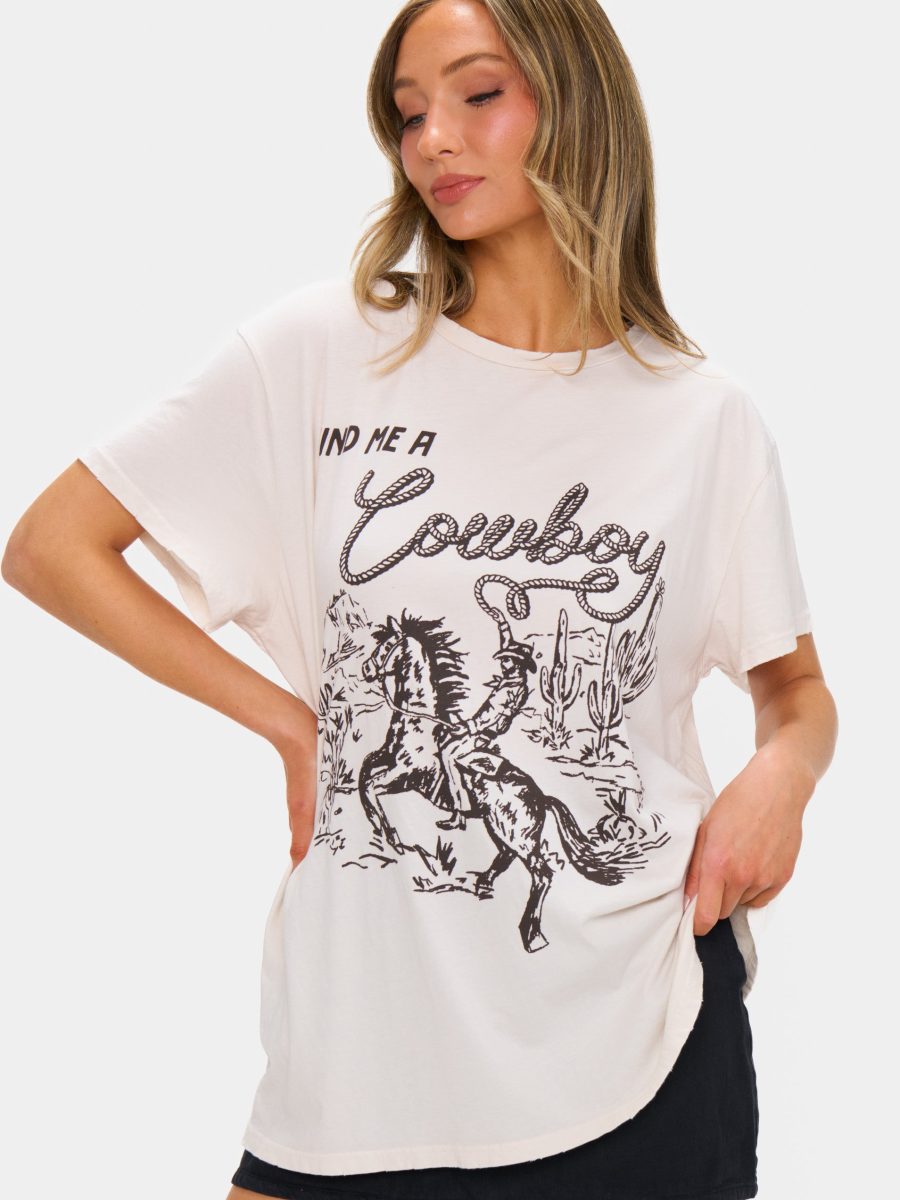 Tom Tee ~ Find Me A Cowboy Graphic