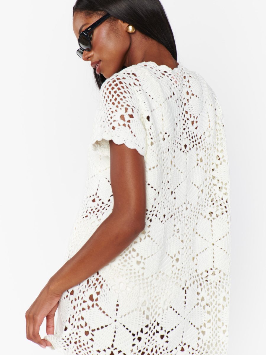 Cleo Coverup ~ Salty Floral Crochet