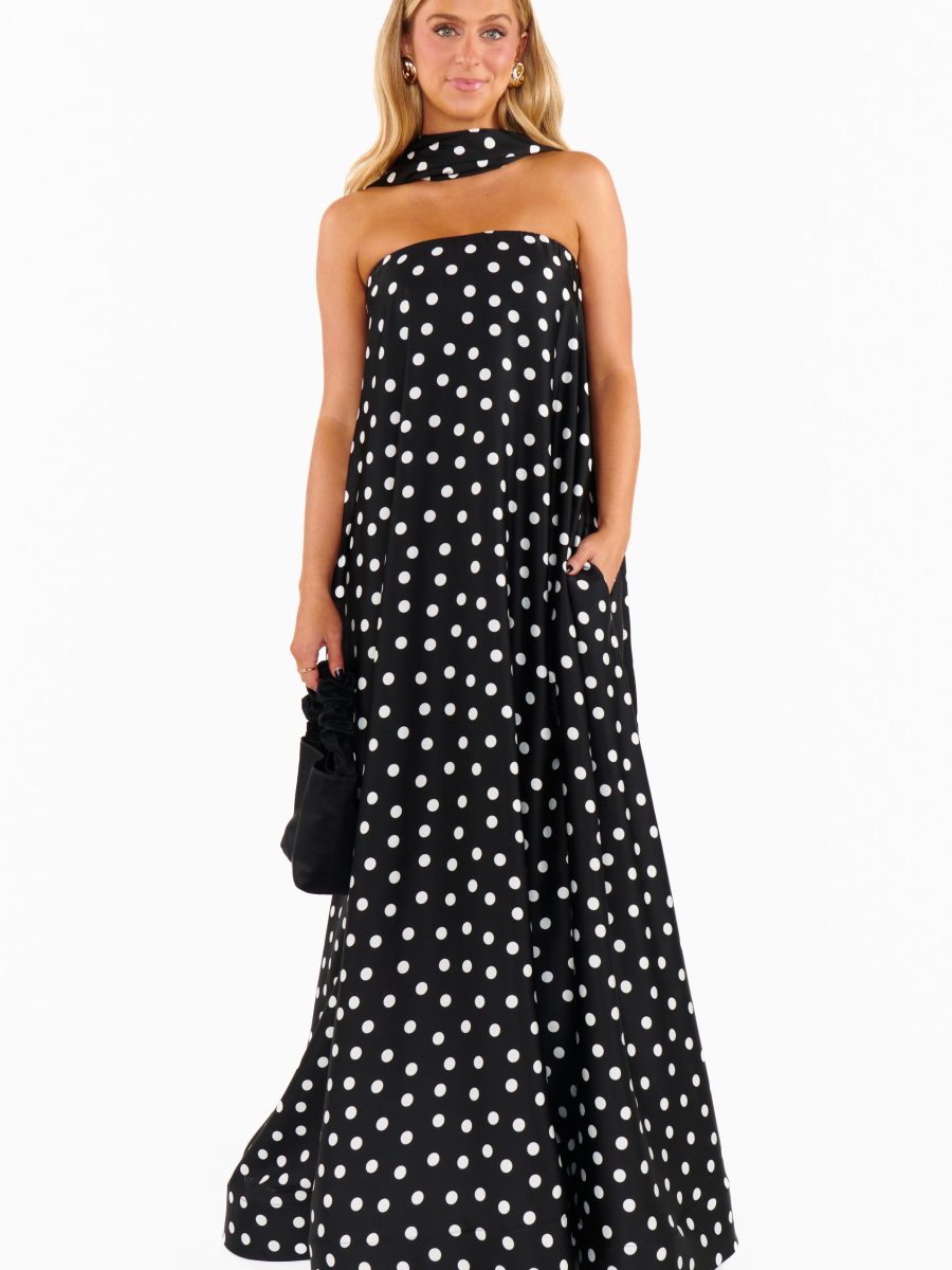 Tinsley Tube Dress ~ Polka Dot