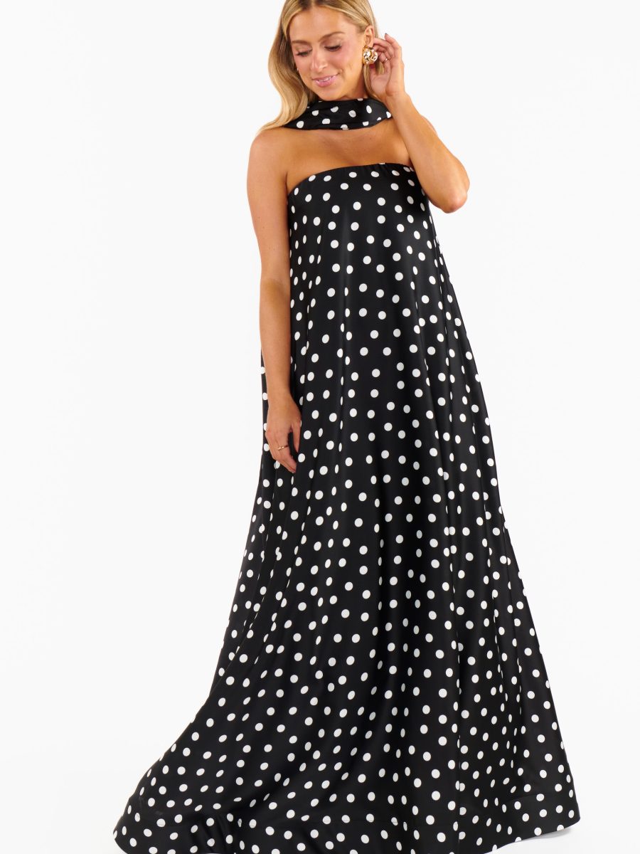 Tinsley Tube Dress ~ Polka Dot